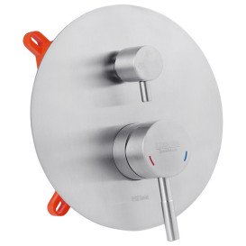 Набір 3 в 1 душова система Kroner Edelstahl Klassisch-ESG082 + змішувач Edelstahl Klassisch-ESG010 + душ гігієнічний ESG053 нікель CVS30206