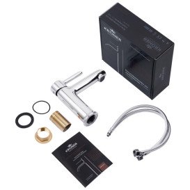 Набір 2 в 1 душова система Kroner Essen-C063 + змішувач для раковини Essen-C010 хром CVS30215