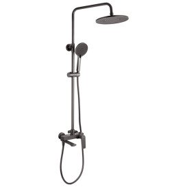 Набір 2 в 1 душова система Kroner Graz-GRP063 + змішувач Graz-GRP010 графіт CVS30162