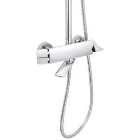 Набір 2 в 1 душова система Kroner Makon-C063 + змішувач для раковини Makon-C010 хром CVS30225