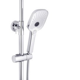 Набір 2 в 1 душова система Kroner Makon-C063 + змішувач для раковини Makon-C010 хром CVS30225