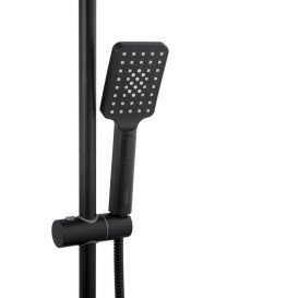 Набір 3 в 1 душова система Kroner Armada-SCH066 + змішувач Edelstahl Klassisch-SCH010 + трап Harz SCH60 чорний CVS30169