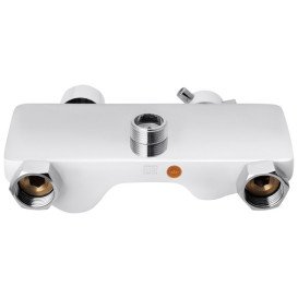 Набор 3 в 1 душевая система Kroner Armada-W063 + смеситель Armada-W010 + гигиенический душ Bidet-C082 хром/белый CVS30213