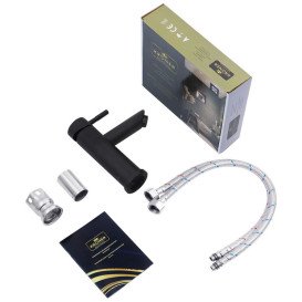 Набор 3 в 1 душевая система Kroner Edelstahl Klassisch-SCH082 + смеситель Edelstahl Klassisch-SCH010 + трап Harz SCH60 черный CVS30168