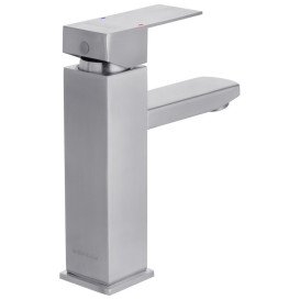 Набор 3 в 1 душевая система Kroner Edelstahl Kubus-ESG063 + смеситель Edelstahl Kubus-ESG010 + гигиенический душ ESG052 никель CVS30173