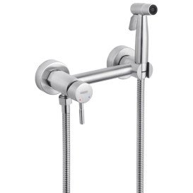 Набір 3 в 1 душова система Kroner Edelstahl Klassisch-ESG063 + змішувач Edelstahl Klassisch-ESG010 + душ гігієнічний ESG052 нікель CVS30208