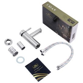 Набір 3 в 1 душова система Kroner Edelstahl Klassisch-ESG063 + змішувач Edelstahl Klassisch-ESG010 + душ гігієнічний ESG052 нікель CVS30208