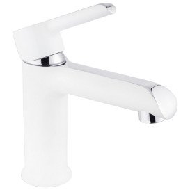 Набір 3 в 1 душова система Kroner Essen-W063 + змішувач для раковини Essen-W010 + змішувач Essen-W030 хром/білий CVS30218