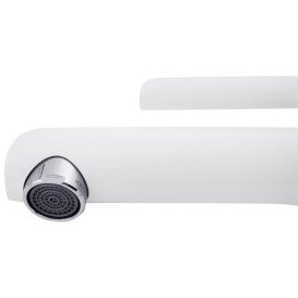 Набір 3 в 1 душова система Kroner Essen-W063 + змішувач для раковини Essen-W010 + змішувач Essen-W030 хром/білий CVS30218