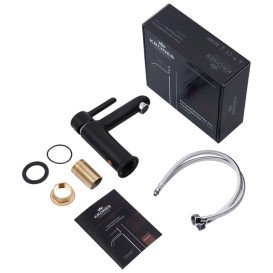 Набір 3 в 1 душова система Kroner Essen-SCH063 + змішувач для раковини Essen-SCH030 + змішувач Essen-SCH010 хром/чорний CVS30219