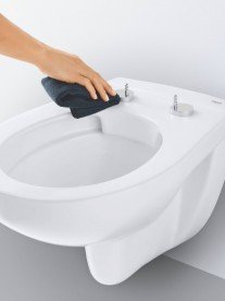 Набор 4 в 1 Grohe Bau Ceramic: подвесной унитаз с сиденьем и крышкой + система инсталляции с панелью смыва 39427CB0