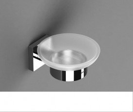 Комплект аксесуарів 6 в 1 Sonia Line для ванної кімнати матове скло/латунь хром 179640