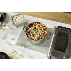 Набір аксесуарів Franke All In 4 дошка + телескопічна рейка-тримач + коландер + миска з кришкою + силіконовий килимок 112.0655.488