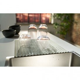 Набір аксесуарів Franke All In 5 дошка + телескопічна рейка-тримач + 2 коландери + миска з кришкою + силіконовий килимок + контейнер 112.0655.489