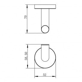 Набор аксессуаров Imprese Hranice 4 в 1 хром 100014