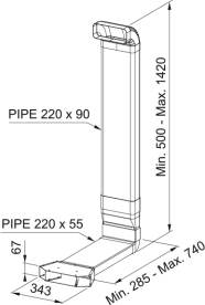 Набір для режиму рециркуляції для варильних поверхонь з витяжкою Franke 112.0711.985