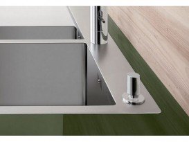 Набор доукомплектации клапаном-автоматом с ручкой Blanco нержавеющая сталь зеркальная полировка 517545