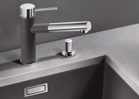 Набор доукомплектации клапаном-автоматом с ручкой Blanco нержавеющая сталь матовая полировка 517546