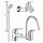 Набір змішувачів Grohe Euroeco UA123242K0