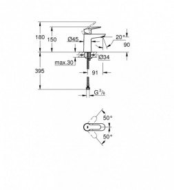 Набор смесителей для душа Grohe хром 34105TS