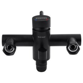 Набір змішувачів для ванної кімнати Kroner Edelstahl Klassisch-SCH070 + змішувач Edelstahl Klassisch-SCH010 чорний CVS30149