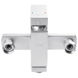 Набір змішувачів для ванної кімнати Kroner Edelstahl Kubus-ESG010 + змішувач Edelstahl Kubus-ESG060 нікель CVS30150