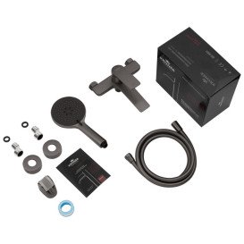 Набір змішувачів для ванної Kroner Graz-GRP060 + змішувач Graz-GRP010 графіт CVS30153