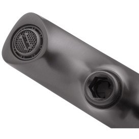 Набор смесителей для ванной Kroner Makon-GRP060 + смеситель Makon-GRP010 графит CVS30156