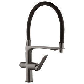 Набір змішувачів Kroner Graz-GRP03815 + змішувач Graz-GRP010 графіт CVS30147