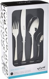 Набір столових приладів Villeroy & Boch New Sweet Basic на 6 персон 30 предметів нержавіюча сталь 19-5318-9050