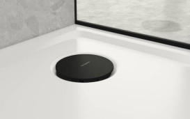 Накладка для зливу душового піддону Hansgrohe RainDrain Staro чорний матовий 60058670