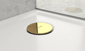 Накладка для слива душевого поддона Hansgrohe RainDrain Staro золото 60058990