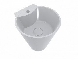 Накладка на злив для раковини Miraggio Smart Miramarble мармур білий глянсовий 0001948