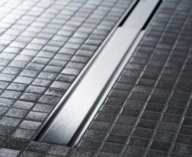 Накладна панель для ринви Geberit CleanLine60 для тонких підлог матовий метал 154.458.00.1