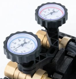 Насосна група Afriso PrimoTherm K 180-2 DN25 із змішувальним клапаном та насосом Wilo 77840