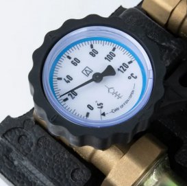 Насосна група Afriso PrimoTherm K 180-2 DN25 із змішувальним клапаном та насосом Wilo 77840