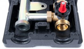 Насосна група Afriso PrimoTherm K 180-2 DN25 із змішувальним клапаном та насосом Wilo 77840