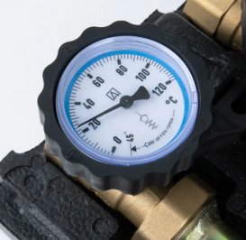 Насосна група Afriso PrimoTherm K 180-2 DN25 із змішувальним клапаном приводом ARM 343 та насосом Wilo 77814