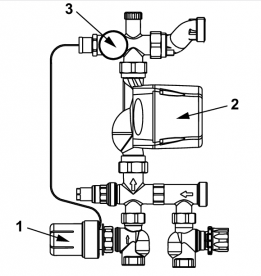 Насосно-смесительный узел TECE TECEfloor 20-55°C для теплого пола 77450000