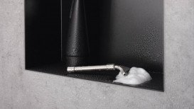 Настінна ніша з вбудованою рамою Hansgrohe XtraStoris Original 30х30х10 см чорний матовий 56061670