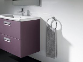 Настінний тримач для рушників Roca Hotels 2.0 кільце d21 см хром A816724001