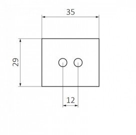 Настенный держатель GRB хром 050059