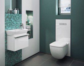 Нижня скляна панель TECE TECElux для установки стандартного унітазу 9650100