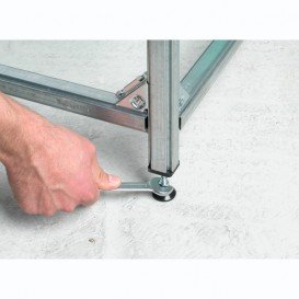 Ножка с торцевым элементом Tece TECEprofil нержавеющая сталь 9140000