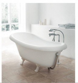 Ножки для ванны Marmorin Fama декоративные литой камень белый 566 016 01