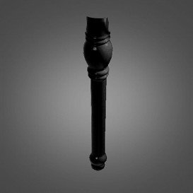 Ніжки керамічні під раковину Kerasan Retro чорні 108304