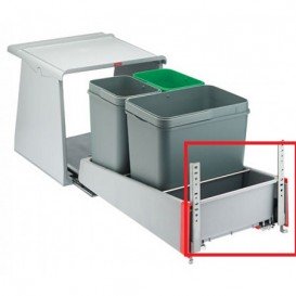 Обмежувальні монтажні куточки для Sorter 700 Franke для монтування в шафу 50 см хром 133.0005.568