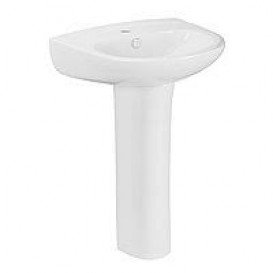 Раковина для ванної на п'єдестал Olympia колекція Federica біла 08.40