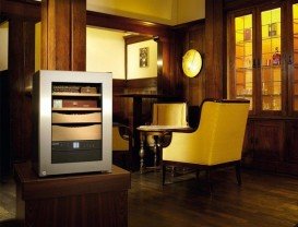 Отдельностоящий сигарный шкаф Liebherr ZKes 453 Humidor стеклопакет с УФ-фильтром/нержавеющая сталь ZKes 453-20 001