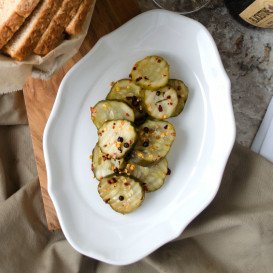 Овальне блюдо для маринованих огірків Villeroy & Boch La Scala 24х17 см білий 16-3318-3570